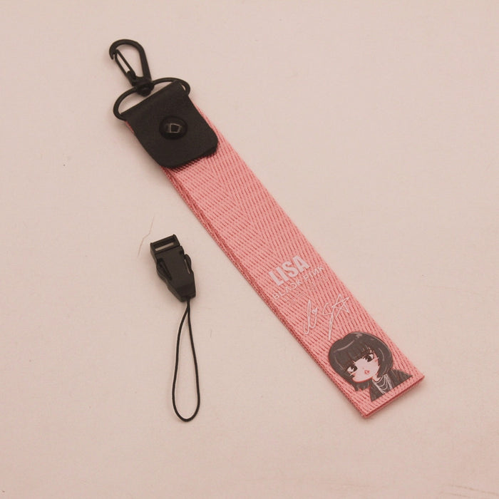 Wholesale Printed Name Slips Nylon Keychain JDC-KC-HanTian027