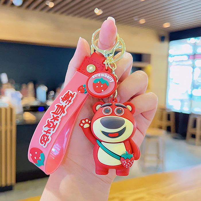 Wholesale Cartoon Doll Soft Plastic Keychain JDC-KC-KuM012