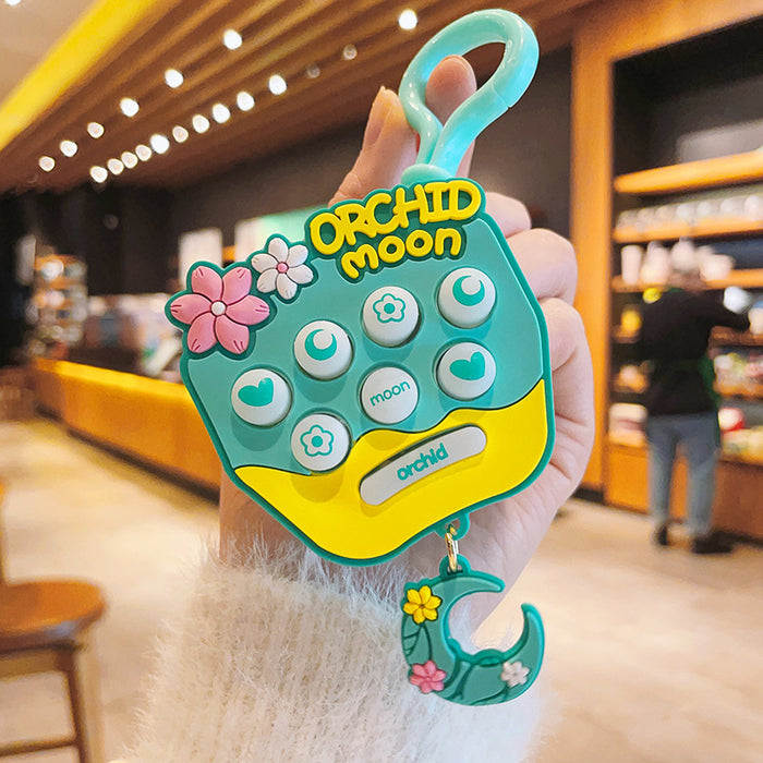 Descompresión portuaria Handheld Cherry Blossom Gopher Machine Keychain JDC-KC-SHUOT012