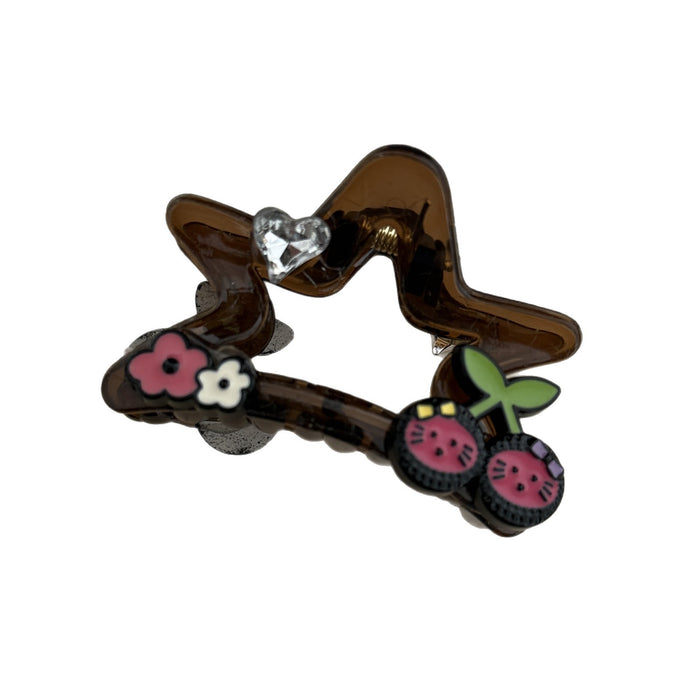 Wholesale Elegant Acetic Acid Star Cat Hair Clips