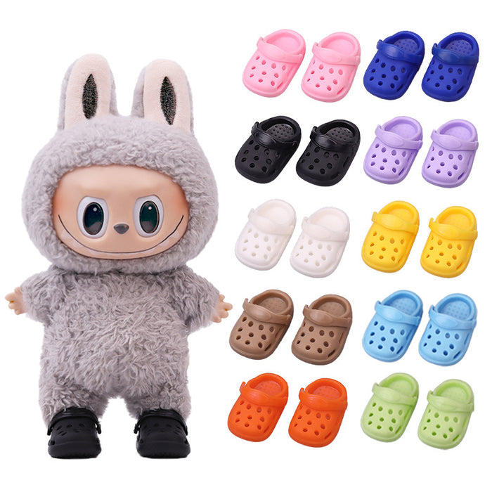 Wholesale Hole shoes 10cm 15cm cotton doll accessories toys
