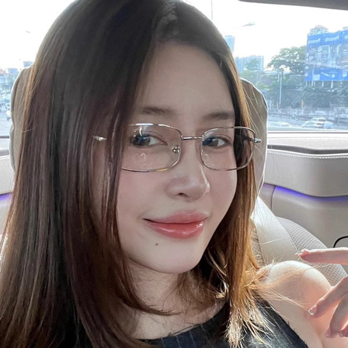 Wholesale Glasses frame metal frame flat lens anti blue light with myopia glasses