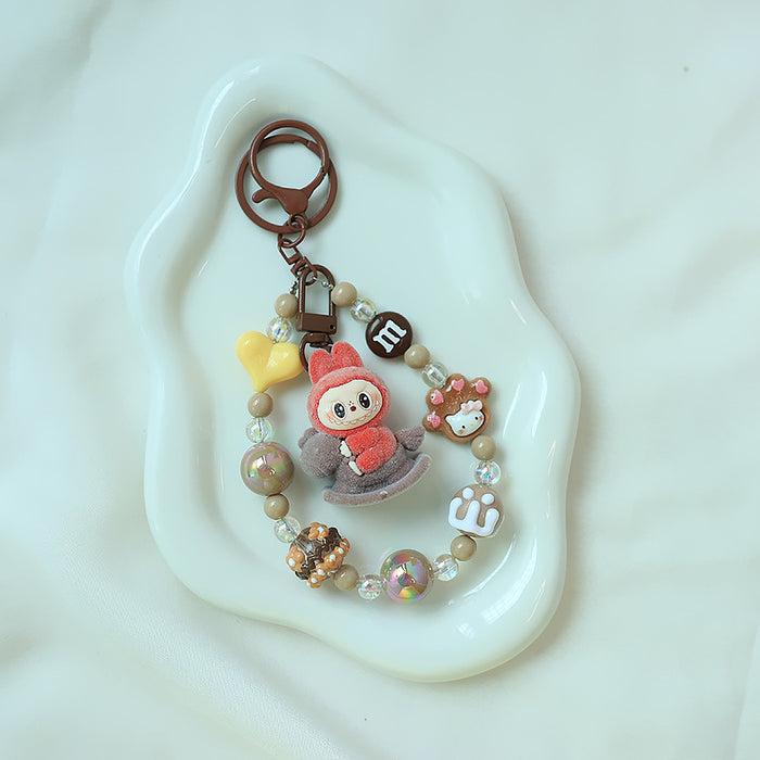 Wholesale Internet Celebrant Cross-border Trojan  Keychain Doll Pendant Cute Three-dimensional Cute Grain Tide Play Blind Box Bag Hanging Ornaments