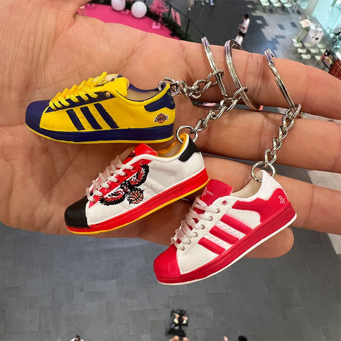 Wholesale PVC Mini Board Shoe Keychain (F) JDC-KC-XingS011