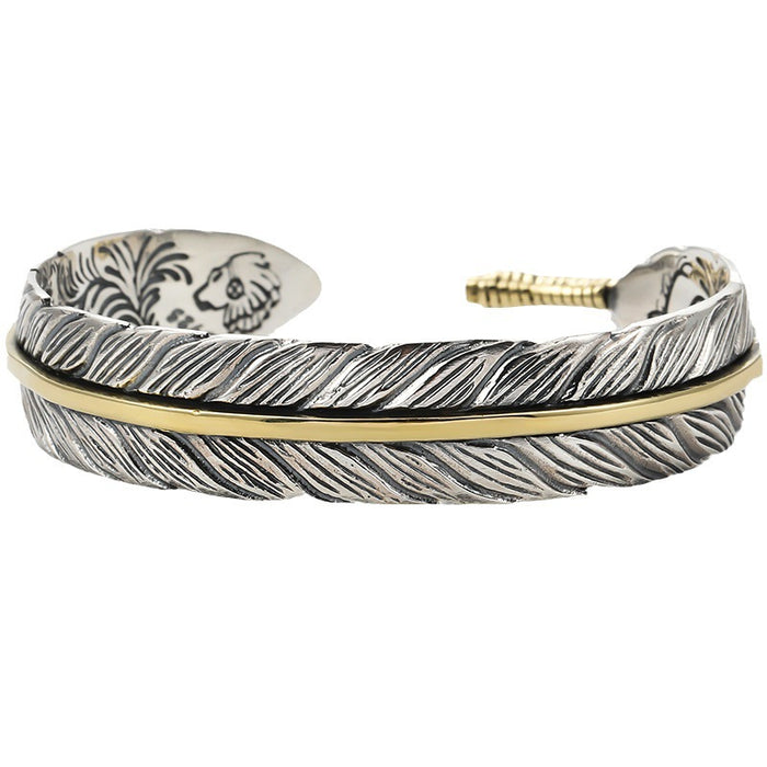 Wholesale Feather Bracelet Opening Men's Fashionable Bracelet Opening Bracelet Jewelry