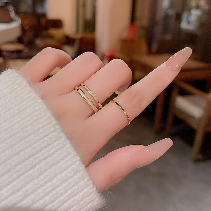 Wholesale Stylish Geometric Ring