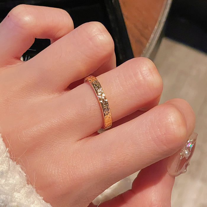 Wholesale Vintage zircon inlaid exquisite open ring, niche butterfly high-end and personalized accessory