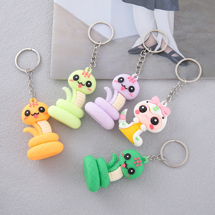 Wholesale  Soft Rubber Keychain Doll Cute  Doll  Bag Hanging Gift