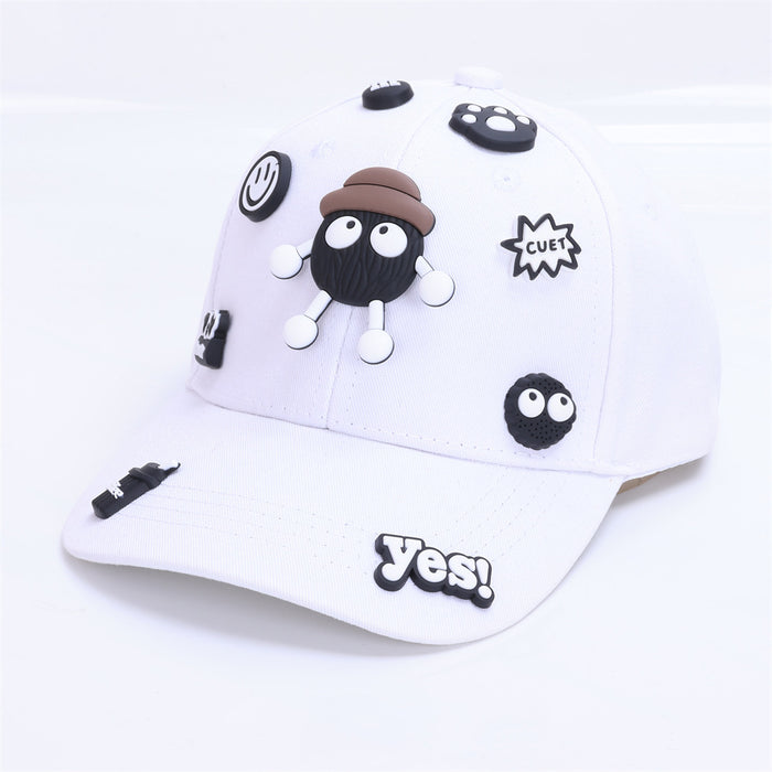 Wholesale Cute Baby Baseball Cap Coal Ball Design Fashion Hip Hop Hat For Kids Boys Girls