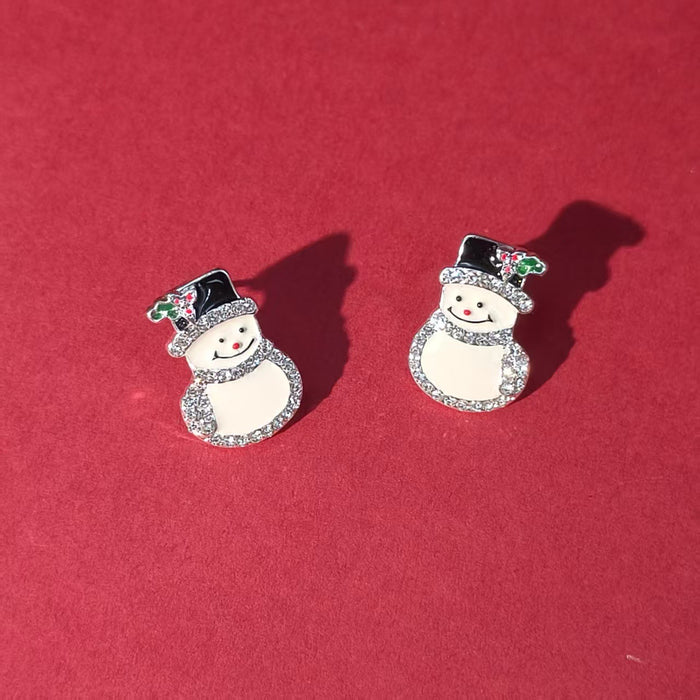 Wholesale Cute Cartoon Niche Christmas Earrings
