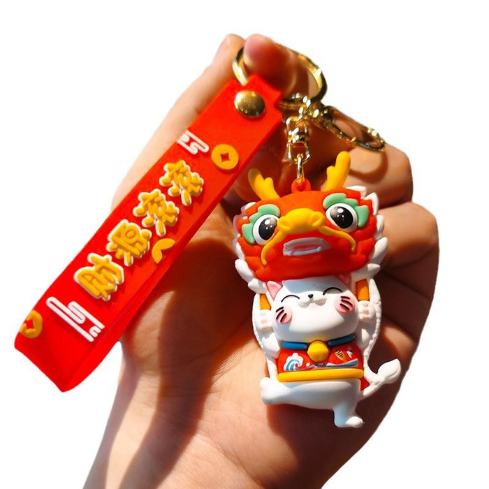 Wholesale Cartoon Doll Rubber Keychain JDC-KC-Tingm166