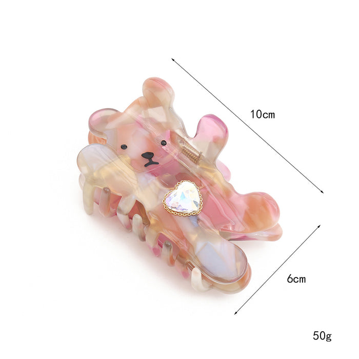Wholesale Cute Colorful Bear Hair Clips