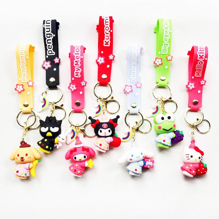 Wholesale PVC Cartoon Doll Keychain JDC-KC-WuYi140