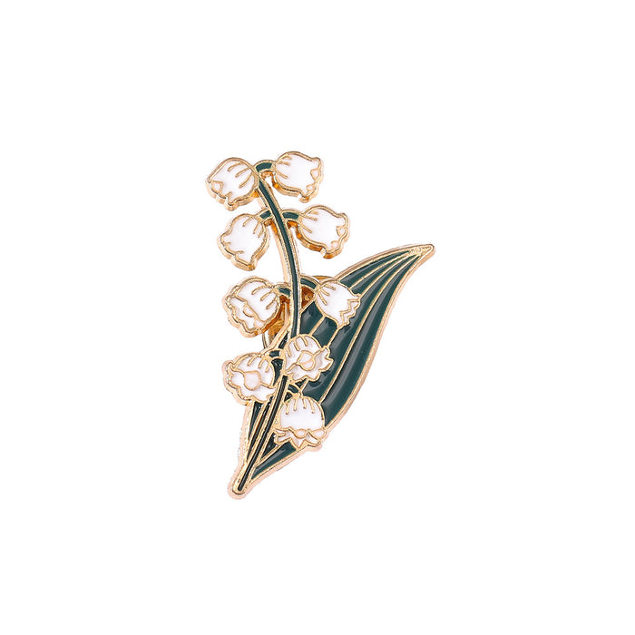 Wholesale Stylish Metal Flower Brooch Pin Elegant Lily Sunflower Poppy Badge Fashion Accessory Boutique Resale Gift