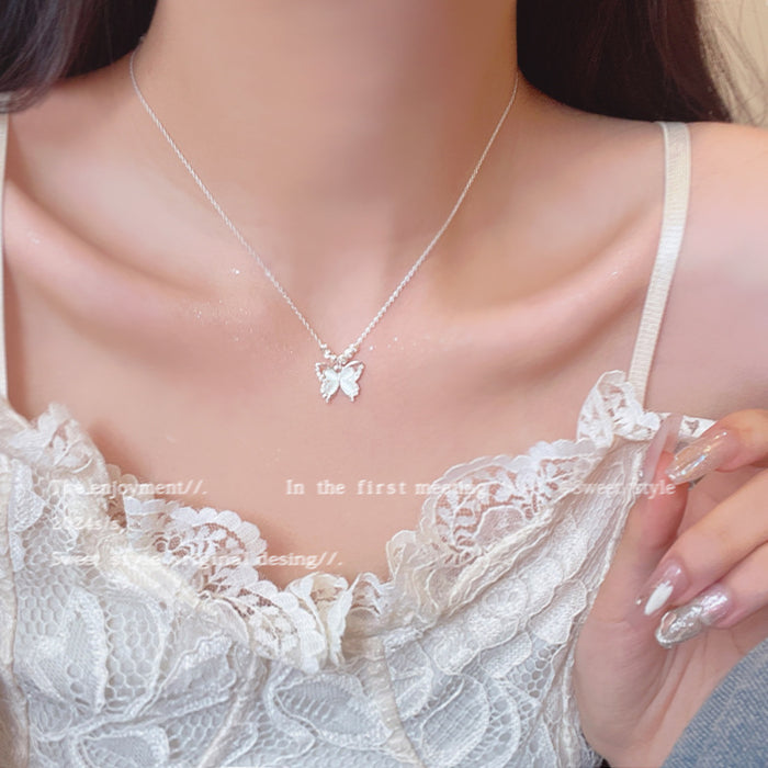 Wholesale Cat' s Eye Butterfly choker Necklace