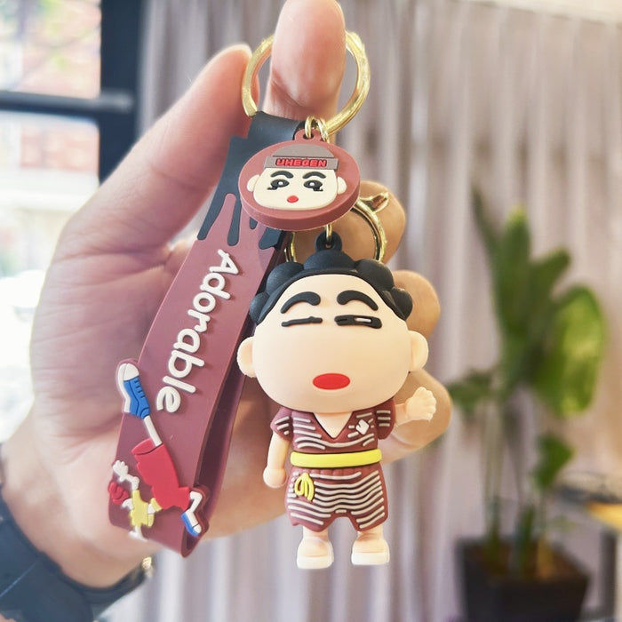 Wholesale PVC Cartoon Doll Keychain JDC-KC-WuYi077