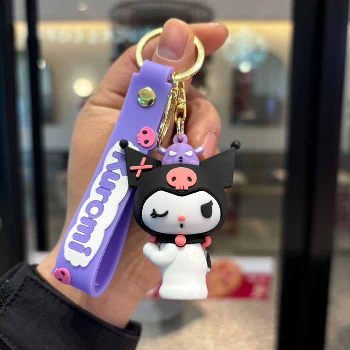 Wholesale Music keychain pvc doll pendant