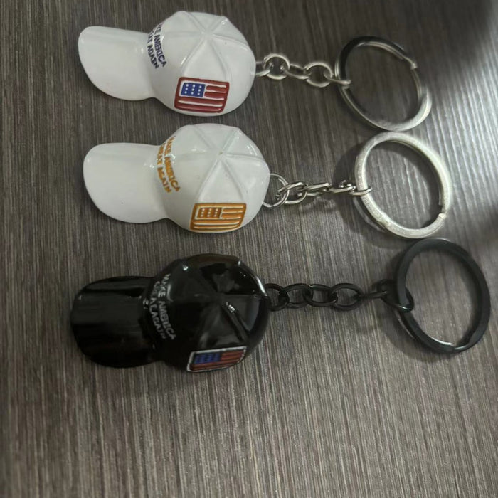 Wholesale Red Hat Men Hip Hop Keychain JDC-KC-ShaoH005