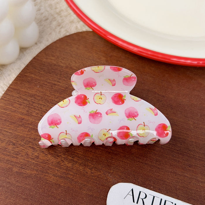 Wholesale PVC Plaid Claw Hair Clip - Retro Fashion Accessory