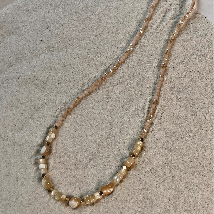 Wholesale Beaded necklace versatile, high-end, niche design, collarbone chain