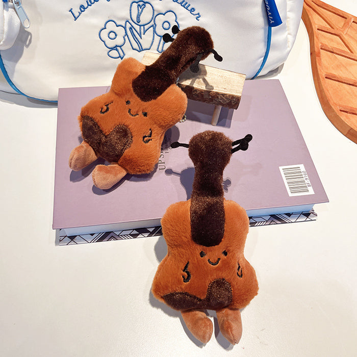 Wholesale Violin Plush Pendant  Birthday Gift Keychain