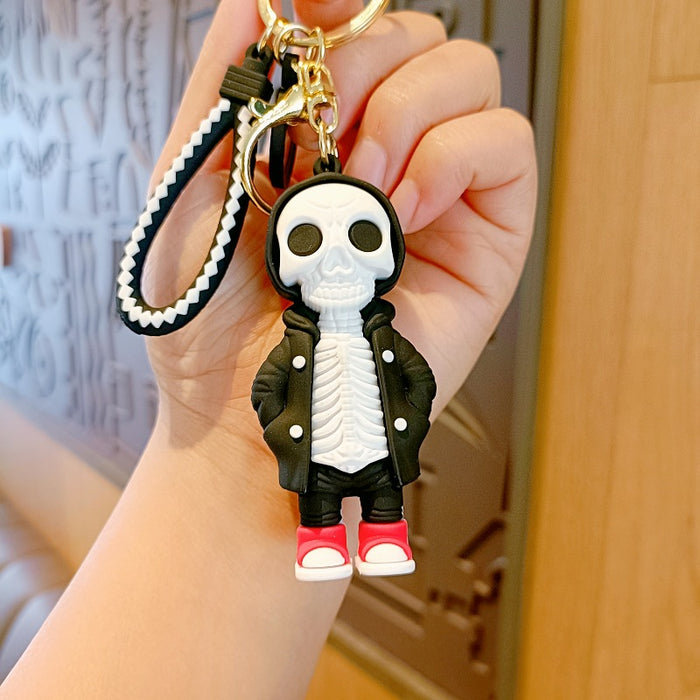 Wholesale Cartoon Doll Silicone Keychain JDC-KC-MingT261