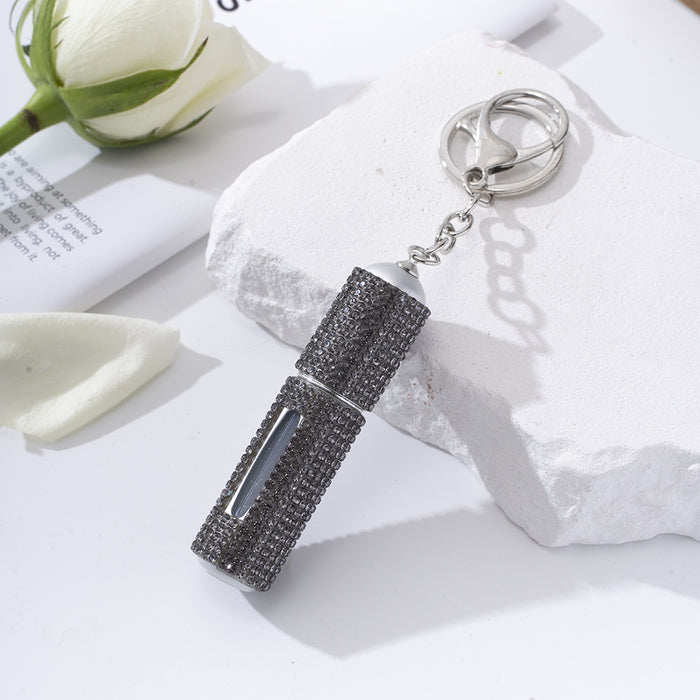 Wholesale Diamond 5ml Perfume Bottle Keychain JDC-KC-ZY021