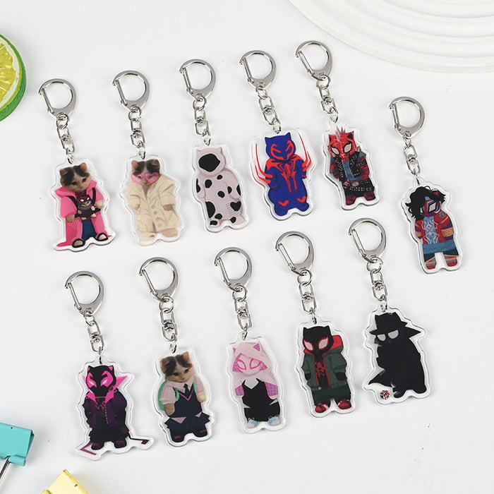 Wholesale Cute Cartoon Acrylic Keychain JDC-KC-XBK006