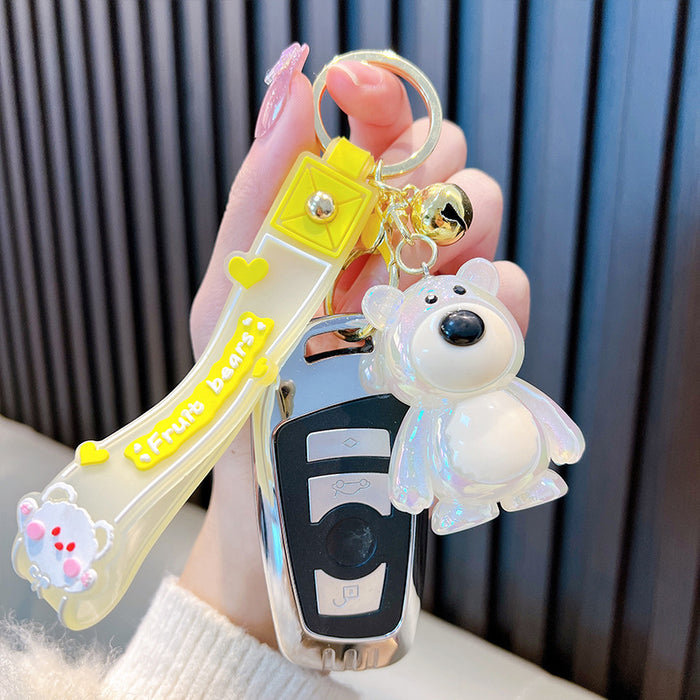 Wholesale Acrylic Doll Bear Keychain JDC-KC-WoA019