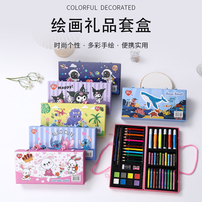Wholesale 59-Color Painting Set for Kidsren Watercolor Pen Set