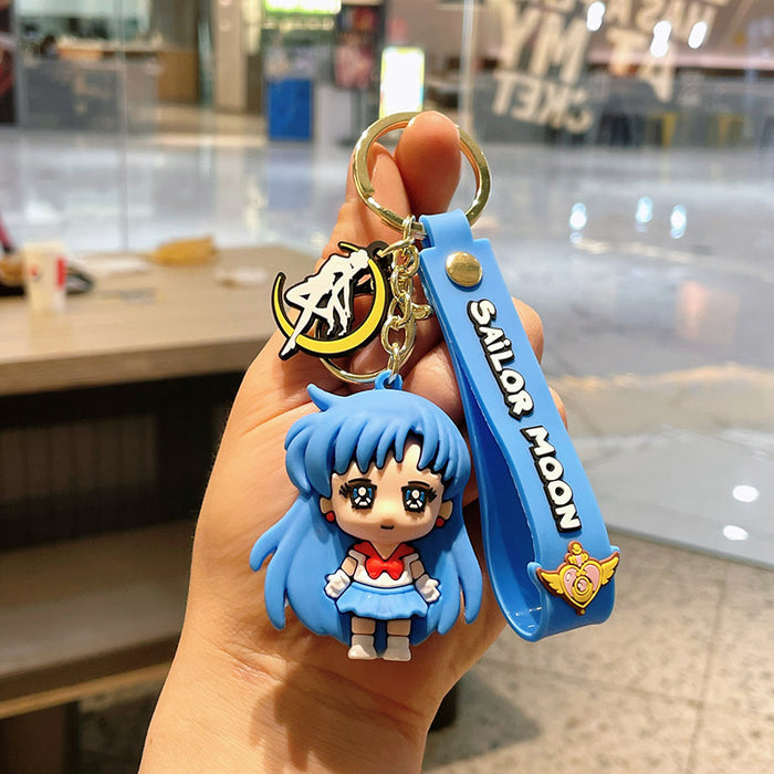 Wholesale Cartoon Silicone Doll Keychain JDC-KC-HaoXi013