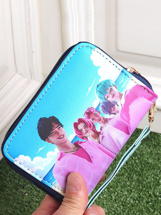 Wholesale K-Pop Cartoon Kids'  and Girls'  Handheld Coin Purse