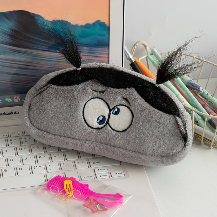 Wholesale Plush Lamb Student Large-Capacity Pencil Case