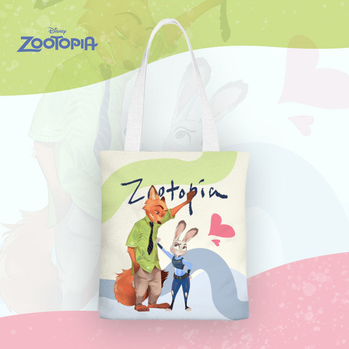 Wholesale Cartoon-patterned canvas shoulder bags