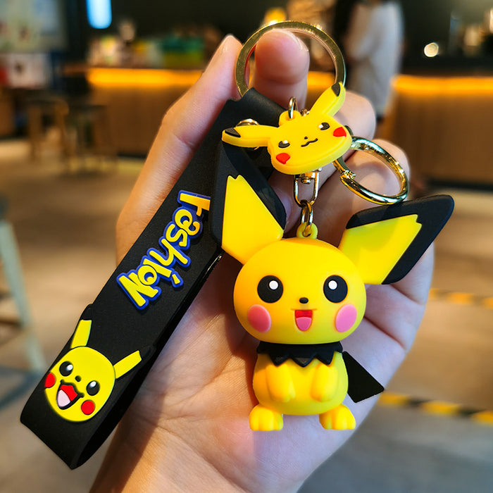 Wholesale Cartoon Doll Silicone Keychain JDC-KC-Tingm266