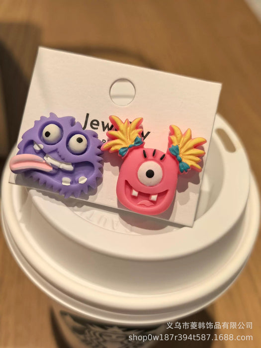 Wholesale Handmade Niche Design Silver Needle earrings