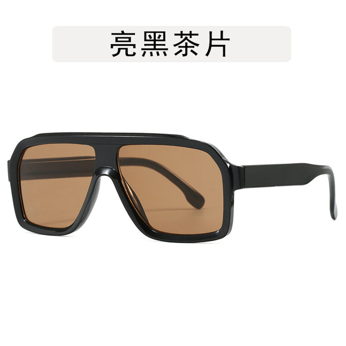 Wholesale Large frame toad glasses, fashionable pilot sunglasses, personalized sunshade sunglasses