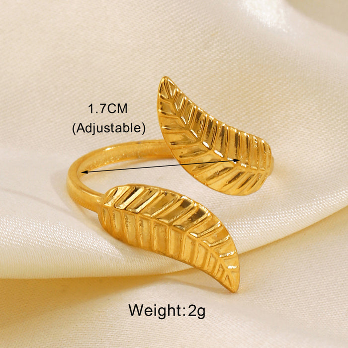 Wholesale Stainless Steel Rings geometric oval Adjustable rings for women