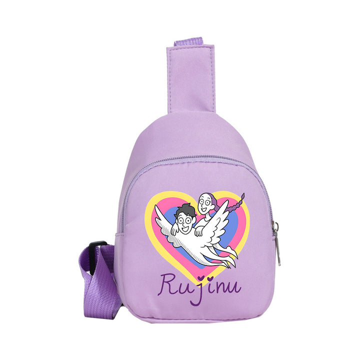 Wholesale Anime-themed Printed Shoulder Bag and Children' s Waist Bag