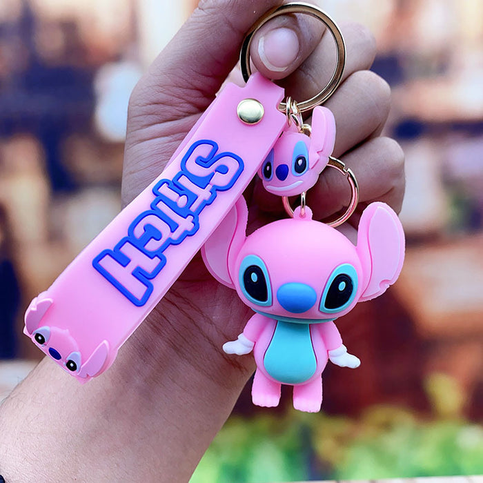 Wholesale  Cartoon  Doll Key Chain School Bag Pendant Cute Men and Women Car Key Chain