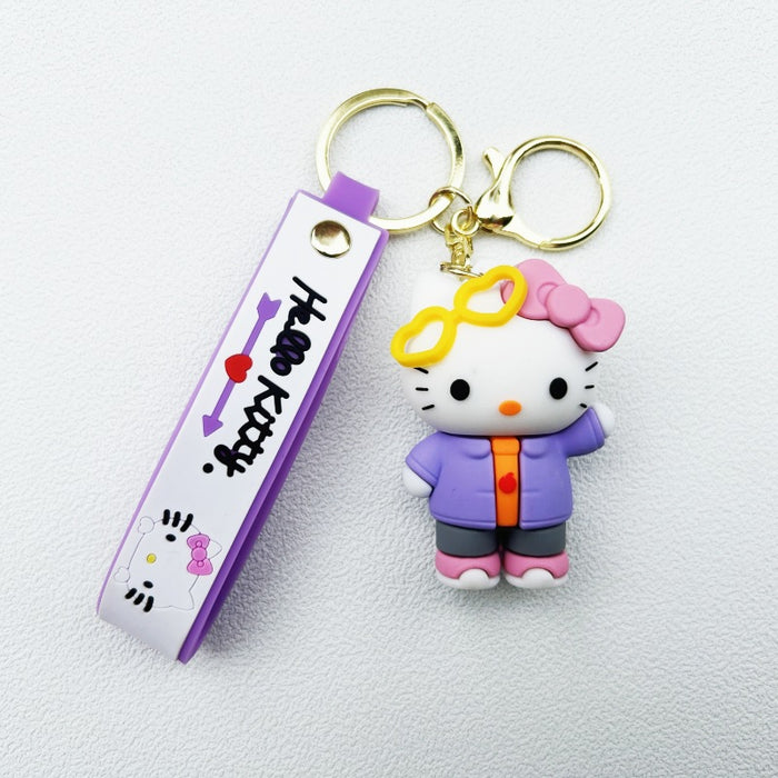 Wholesale PVC Cartoon Doll Keychain JDC-KC-WuYi216