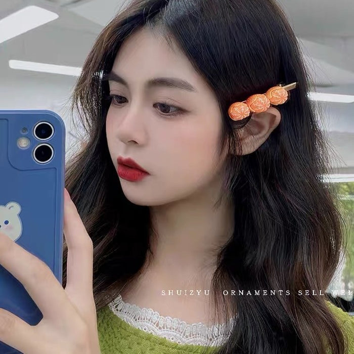 Wholesale  Cute Creative Orange Hairpin