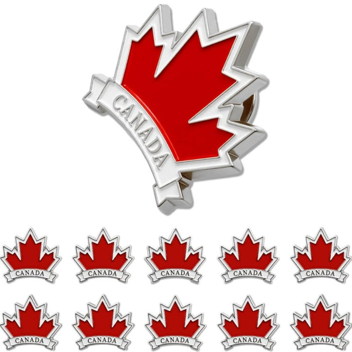 Wholesale Red Maple Butterfly Buckle Brooch Drip Oil Alloy Badge Badge Chest Flower Clothing Accessories