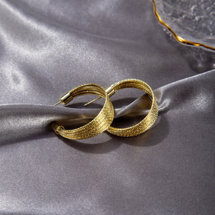 Wholesale Geometric ring heavy metal wind earrings earring personality temperament earrings