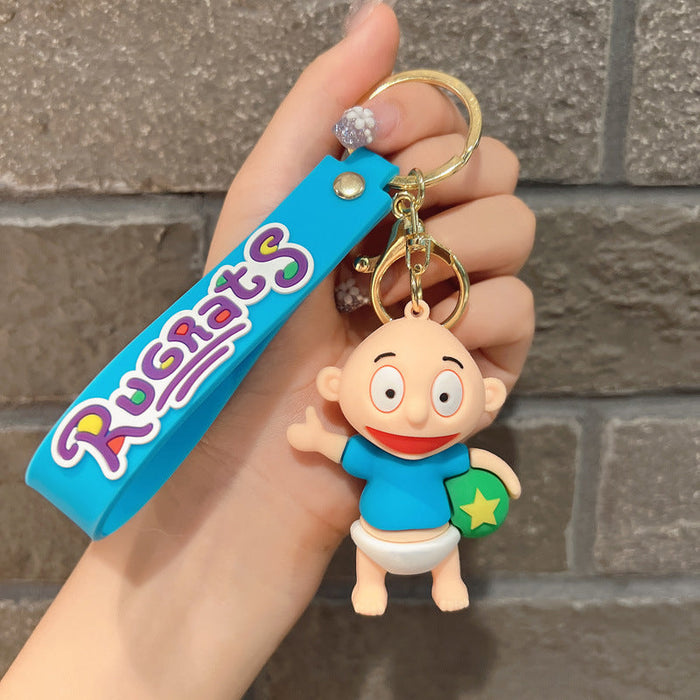 Wholesale Keychains PVC Hardware Cute Cartoon (M) JDC-KC-JCai069