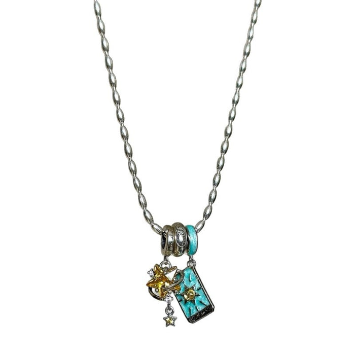 Wholesale Tarot Star and Hermit Necklace