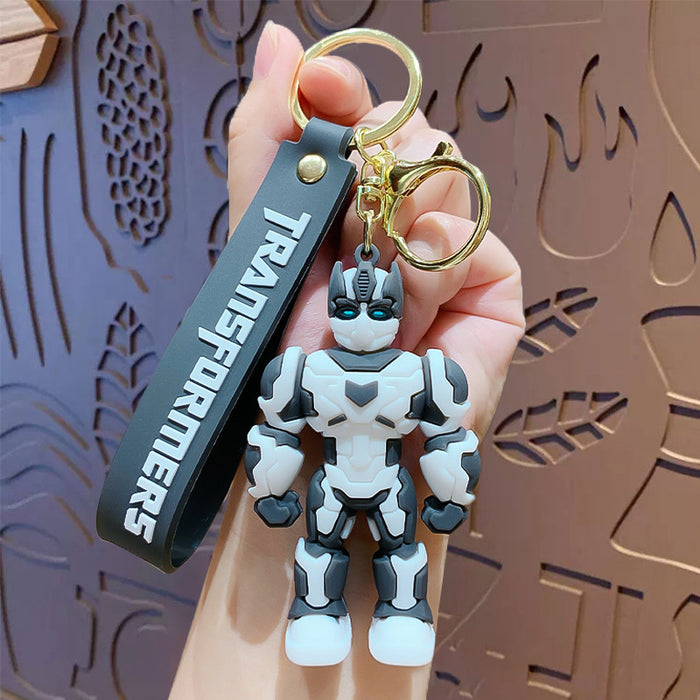Wholesale Cartoon key pendant bumblebee car ornaments keychain
