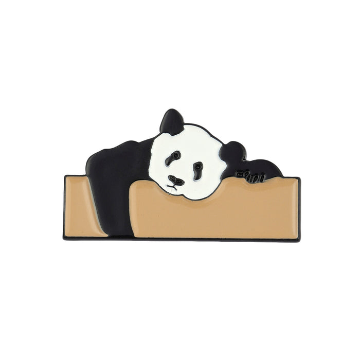 Wholesale Panda Cartoon Cute Brooch Metal Badge Animal Pin