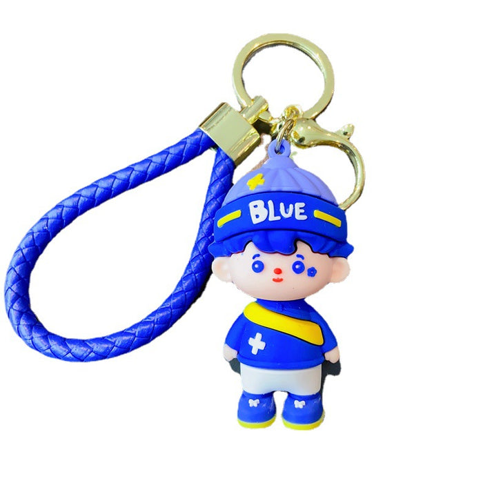 Wholesale Cartoon Klein Blue Keychain JDC-KC-Many003