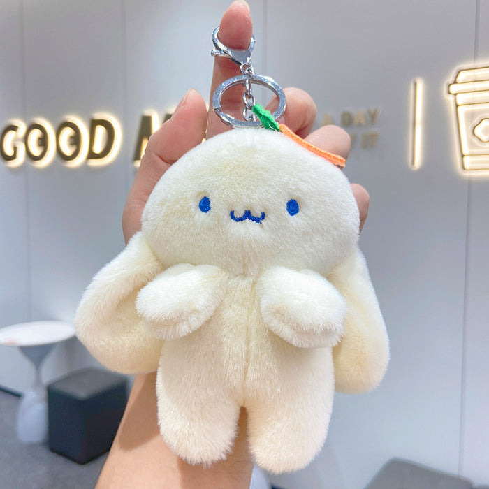 Wholesale Schoolbag Doll Toys Wholesale Cute Bag Pendant Key Pendant Cinnamon Dog Doll Plush Keychain JDC-KC-YD093